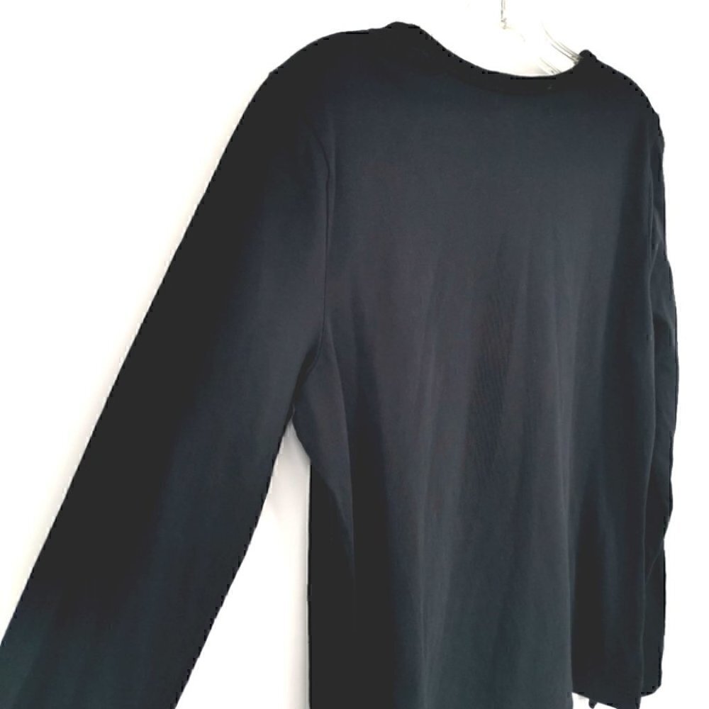 Lauren Ralph Lauren Women's M Black Bling Long Top - Picture 9 of 9